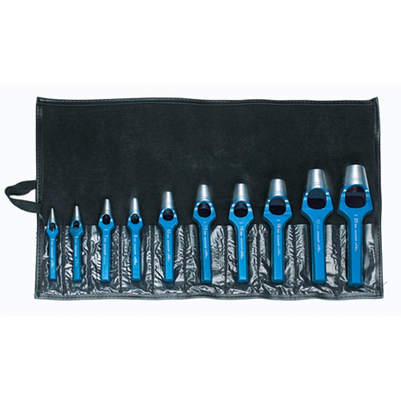 Gedore Set of arc punches, 10 pieces, 3-25 mm- 1549502