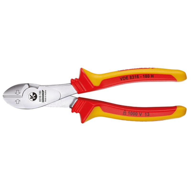 Gedore VDE Side cutter with VDE insulating sleeves- 1550993