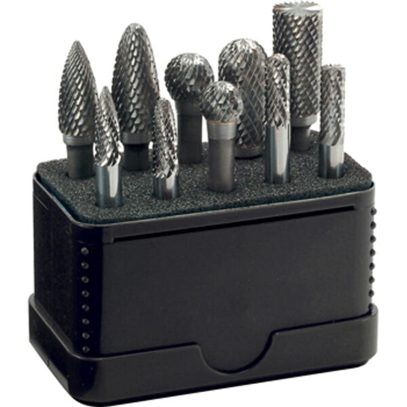 TUNGSTEN BURR SET 10PIECE