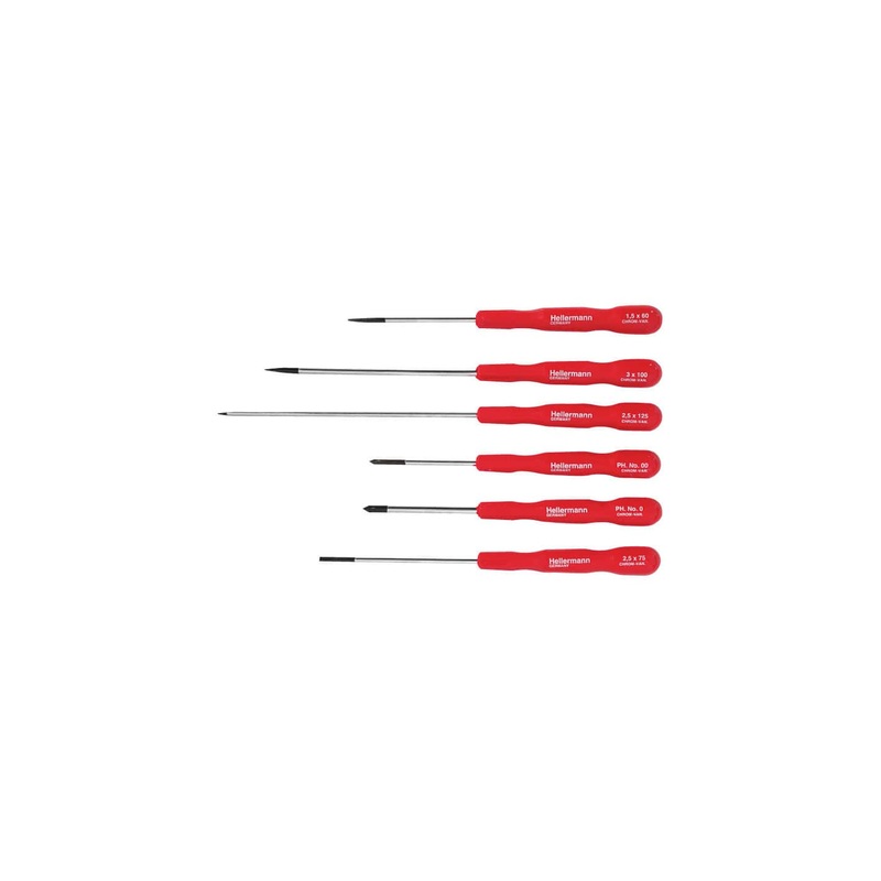 HellermannTyton : Screwdriver Set Electronic 6 Piece – (95720)