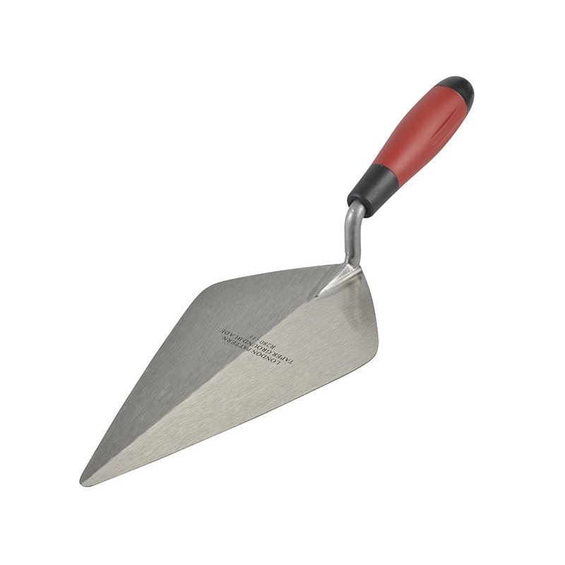Broad Heel Brick Trowel Soft Grip Handle 11in