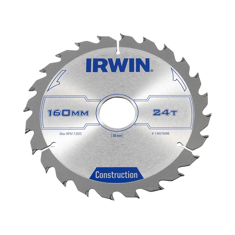 Construction Circular Saw Blade 160 x 30mm x 24T ATB
