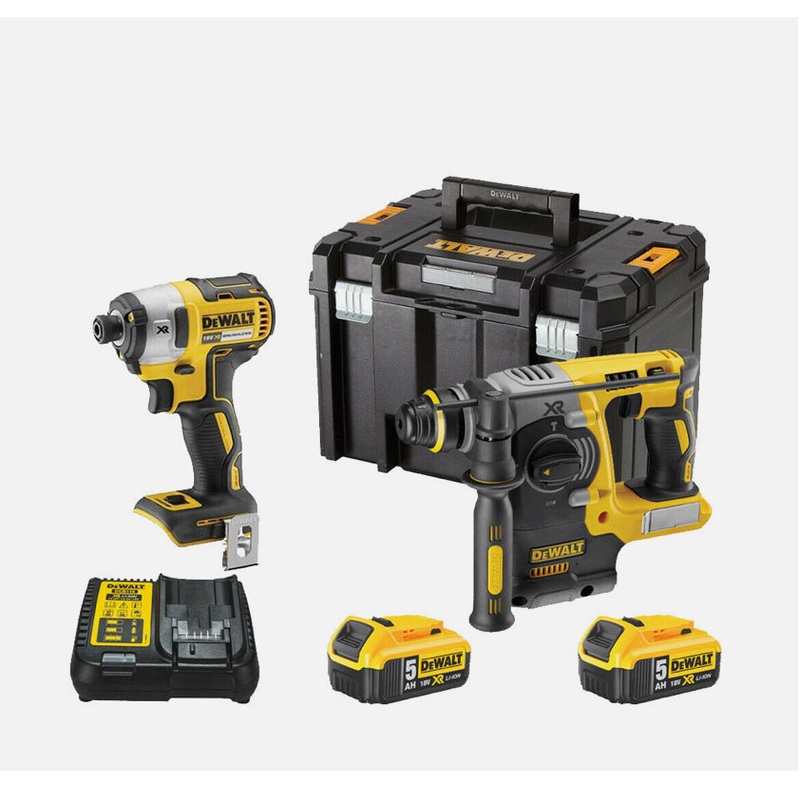 Dewalt DCK2532P2 XR Brushless Twin Pack 18V 2 x 5.0Ah Li-ion