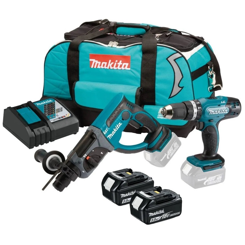 Makita DLX2025T LXT Combo Kit 18V 2 x 5.0Ah Li-ion