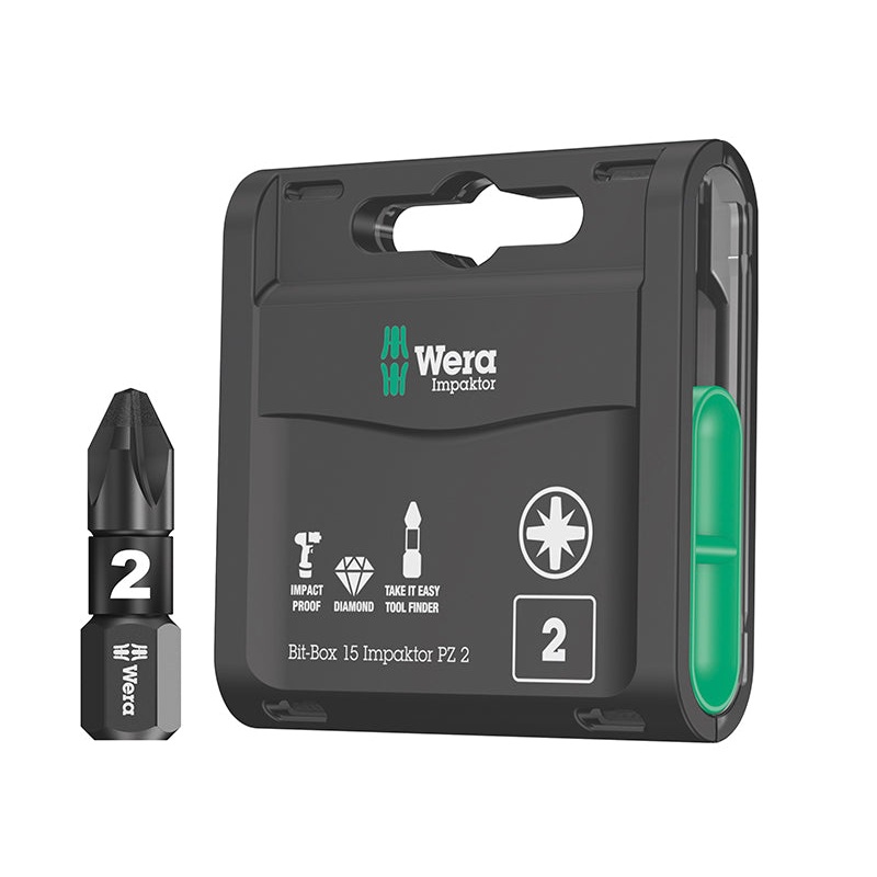 Bit-Box 15 Impaktor PZ2 x 25mm, 15 Piece