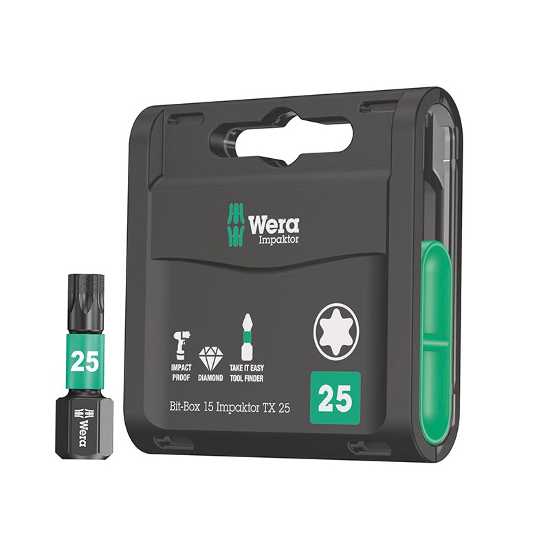 Bit-Box 15 Impaktor TX25 x 25mm, 15 Piece