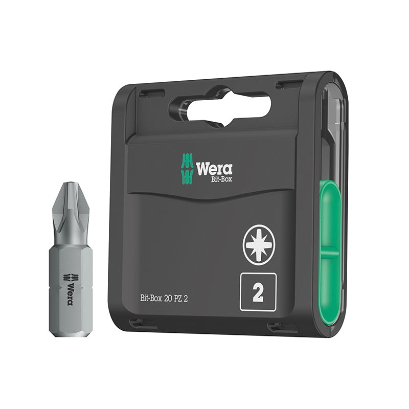 Bit-Box 20 H Extra Hard Bits PZ2 x 25mm, 20 Piece