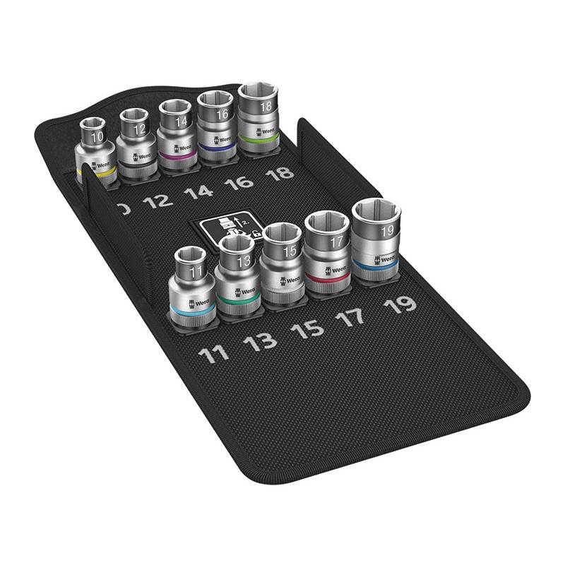 8790 HMC HF 1 Zyklop Socket Set 1/2in Drive Holding Function, 10 Piece