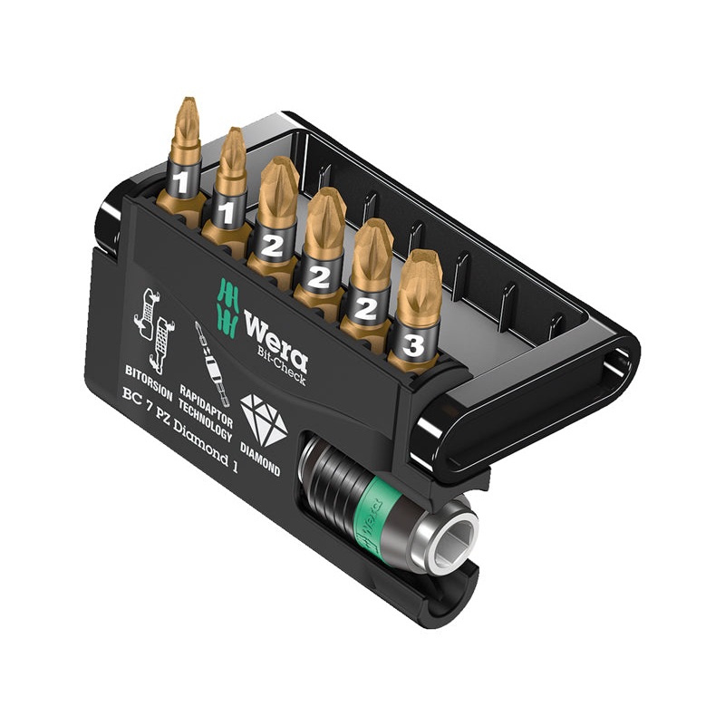 Bit-Check 7 PZ Diamond 1 Set, 7 Piece
