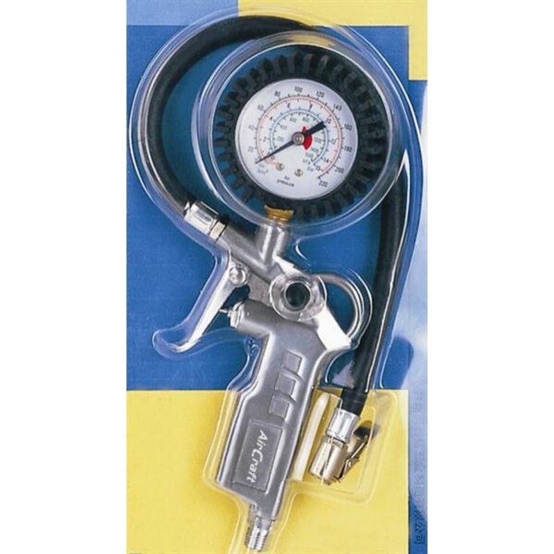 TYRE INFLATOR WITH GAUGE