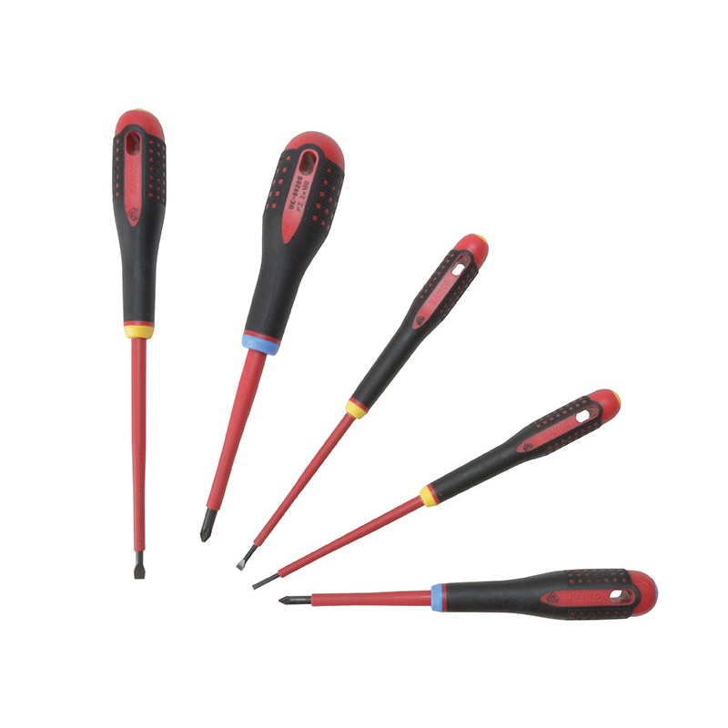 BE-9882S ERGO VDE Insulated Screwdriver Set, 5 Piece