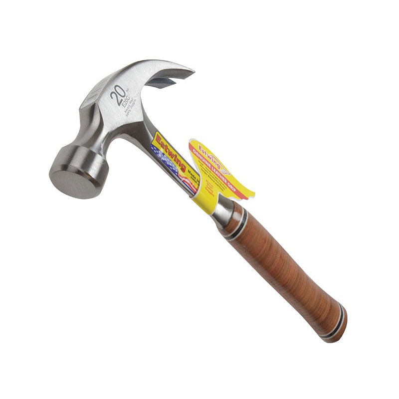 E20C Curved Claw Hammer – Leather Grip 560g (20oz)
