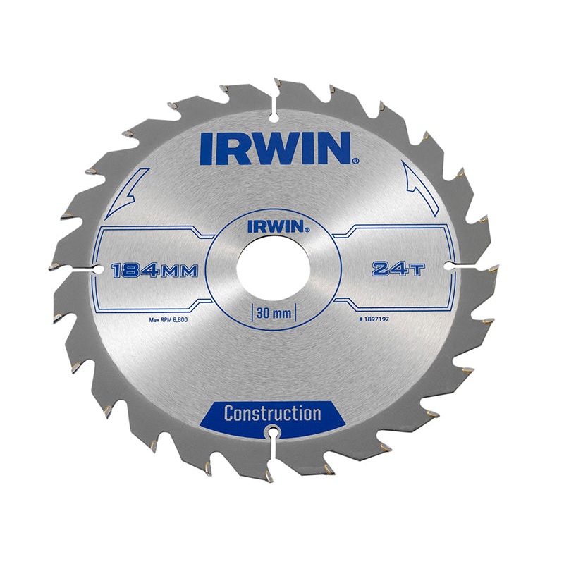 Construction Circular Saw Blade 184 x 30mm x 24T ATB