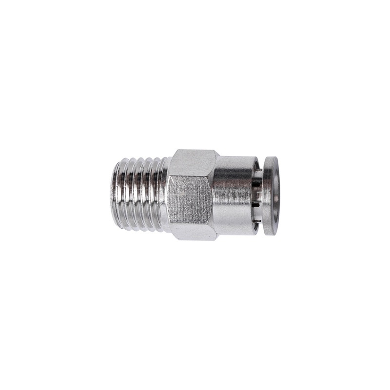 METAL PU FITTING STRAIGHT 8MM X 1/4′ M