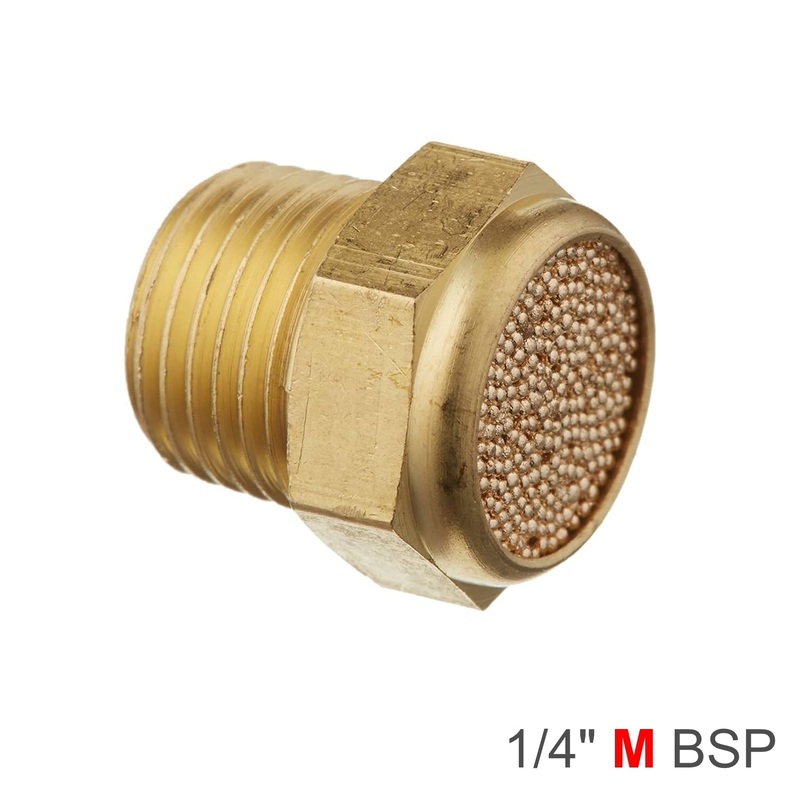 MUFFLER BRASS FLAT 1/4′ MALE