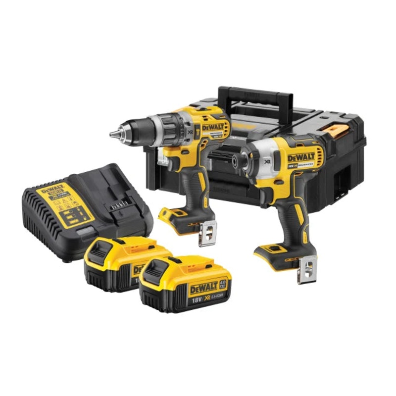 Dewalt DCK266M2T TSTAK Twin Kit 2 x 4.0Ah Li-ion with *FREE DCB182*