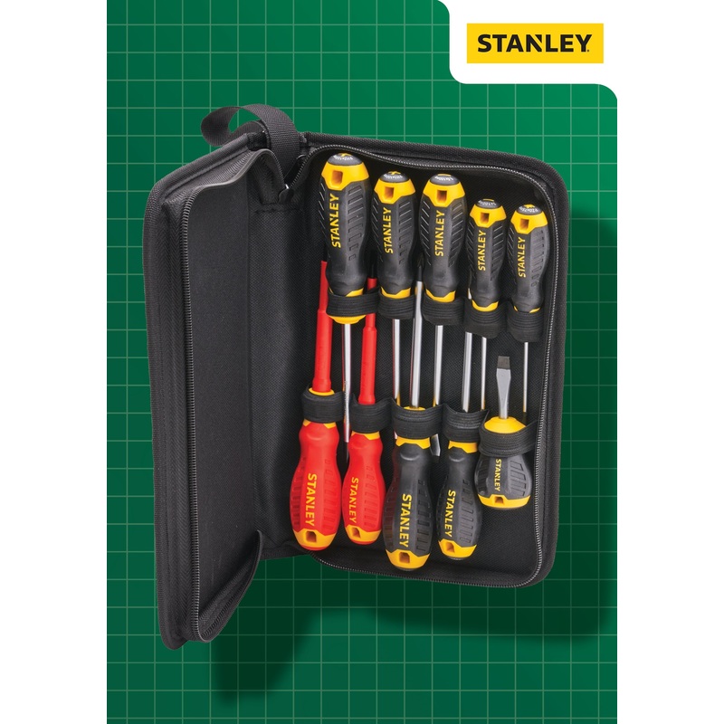 10pcs Screwdriver Set (Inc Vde) In Wallet