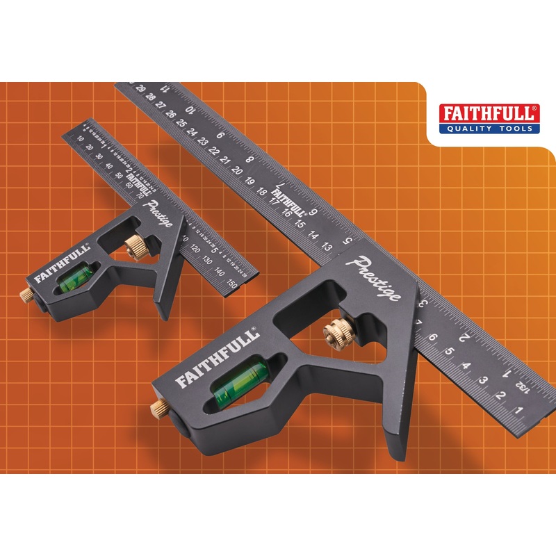 Black Aluminium 150/300 Combi Square Pk