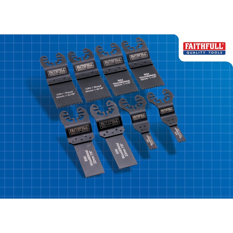 Fai/Full Multi Tool Blade Set 8pcs