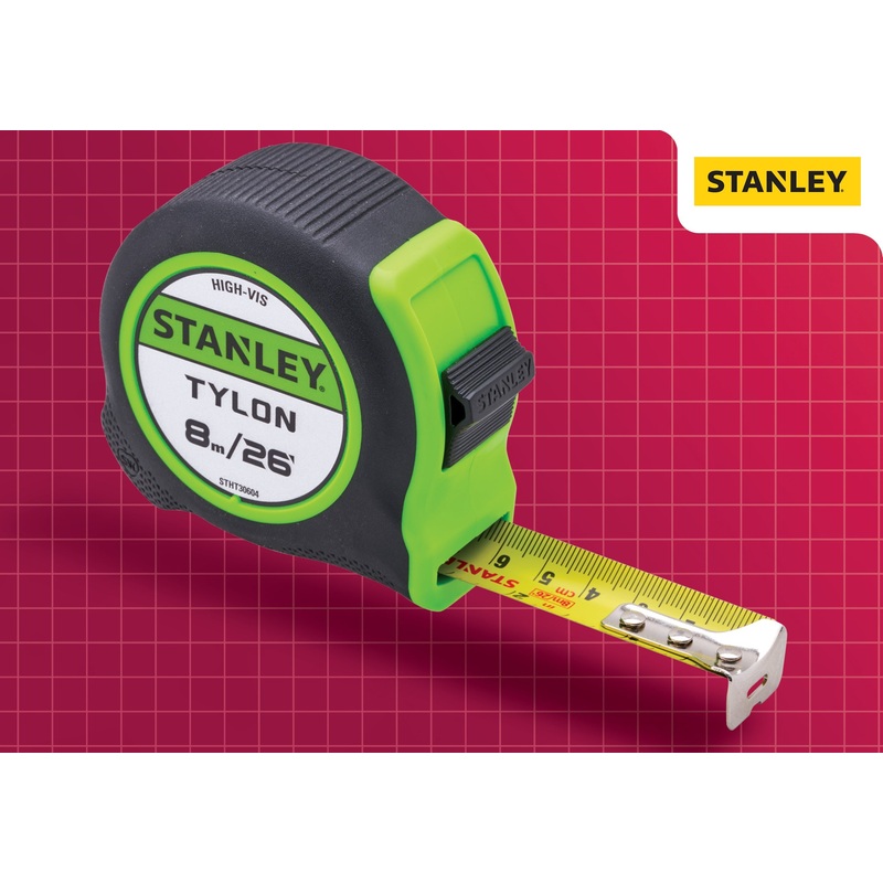 Stanley Hi-Vis Tapes 8m