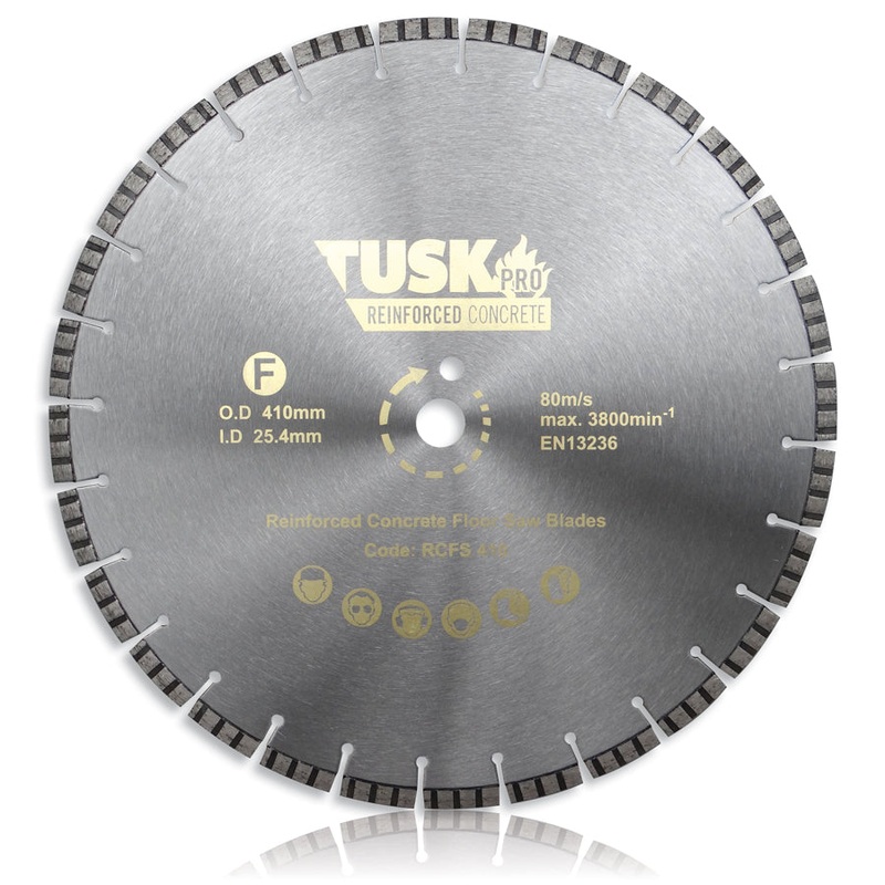 Reinforced Concrete Floor / Hand Saw Blade