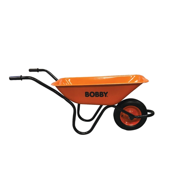 Bobby Wheelbarrow Orange Hi-viz Heavy Duty 90LT