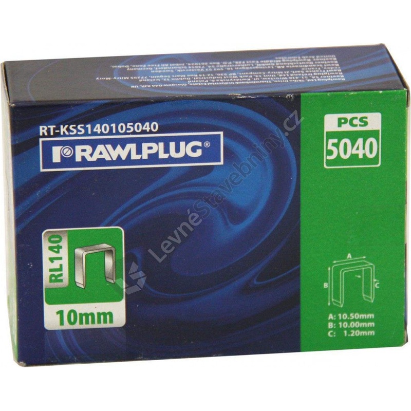 RAWLPLUG 10MM STAPLES (5040PCS)