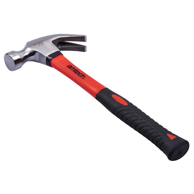AMTECH-8oz Claw Hammer – Fibreglass Shaft