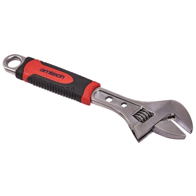 AMTECH-10” Adjustable Wrench Injected Grip