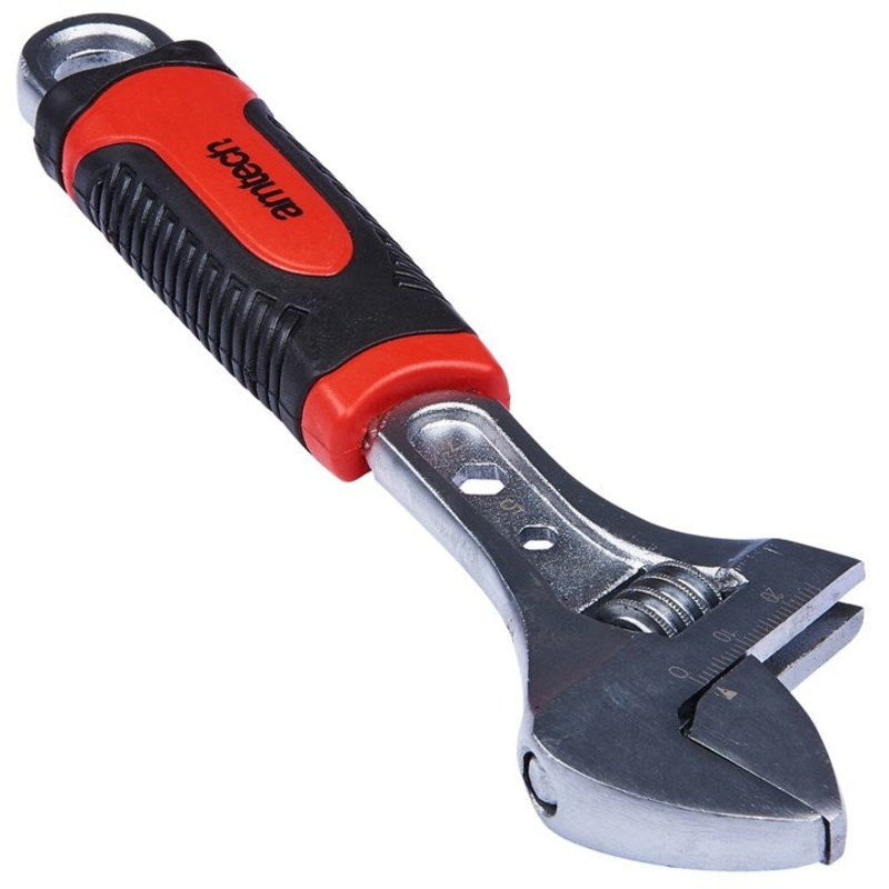 AMTECH-8” Adjustable Wrench Injected Grip