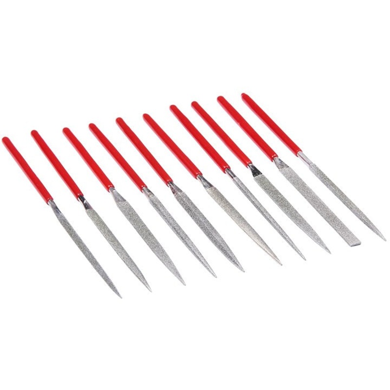 AMTECH-10pc Diamond Needle File Set