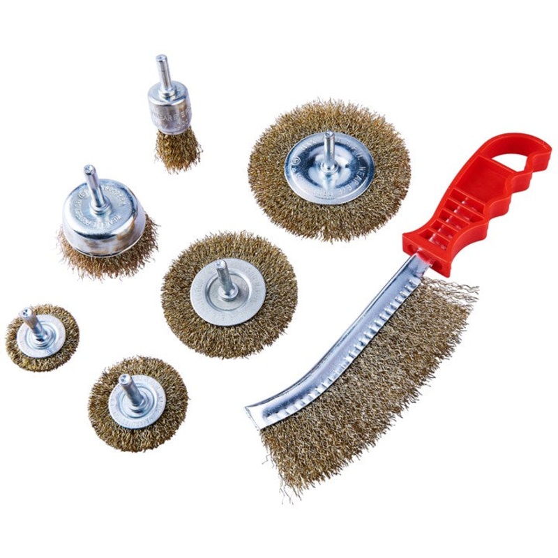 AMTECH-7pc Wire Brush Set|7pc Wire Brush Set
