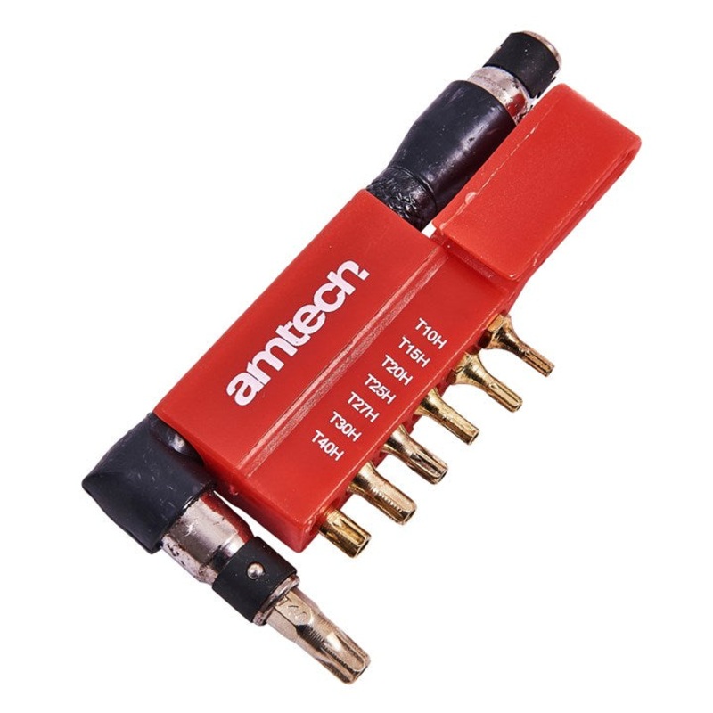 AMTECH-9pc Offset Tamperproof Torx Bit Set