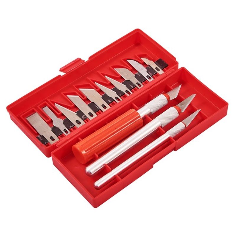 AMTECH-13pc Hobby Knife Kit|13pc Hobby Knife Kit