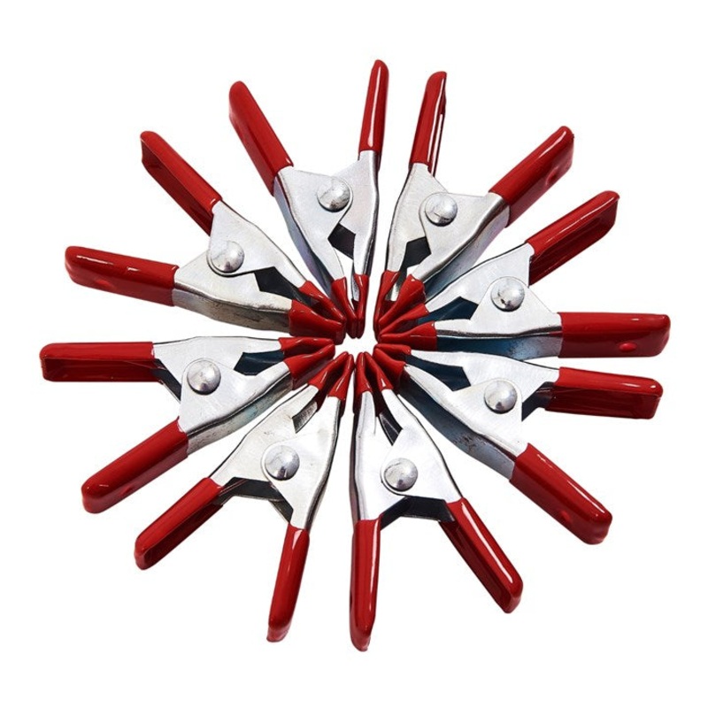 AMTECH-8pc 50mm Metal Spring Clamp Set