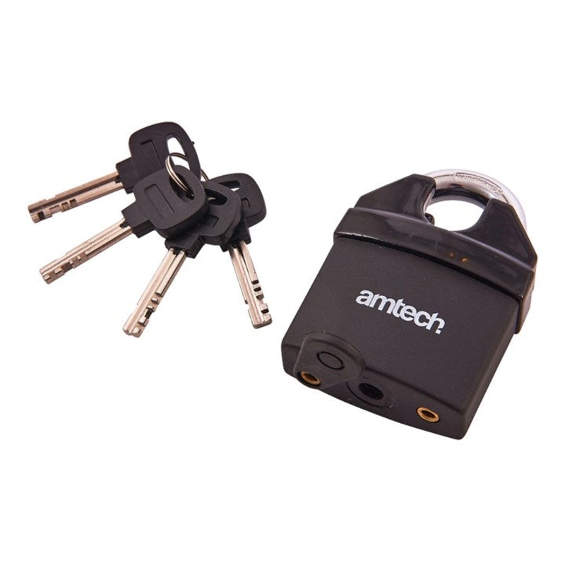 AMTECH-65mm PVC Insulated Padlock