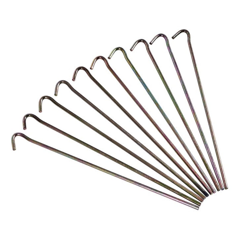 AMTECH-10pc Metal Garden Pegs|10pc Metal Garden Pegs