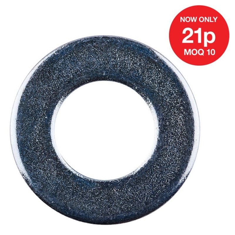 AMTECH-10mm Flat Washers (20pc)