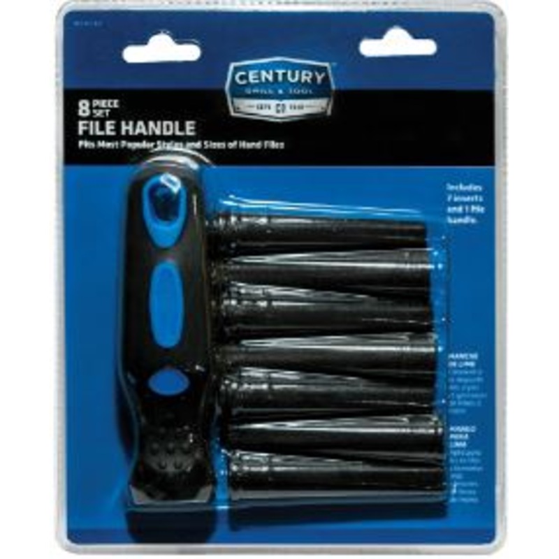 Century Drill And Tool 8 Piece Universal File Handle Set