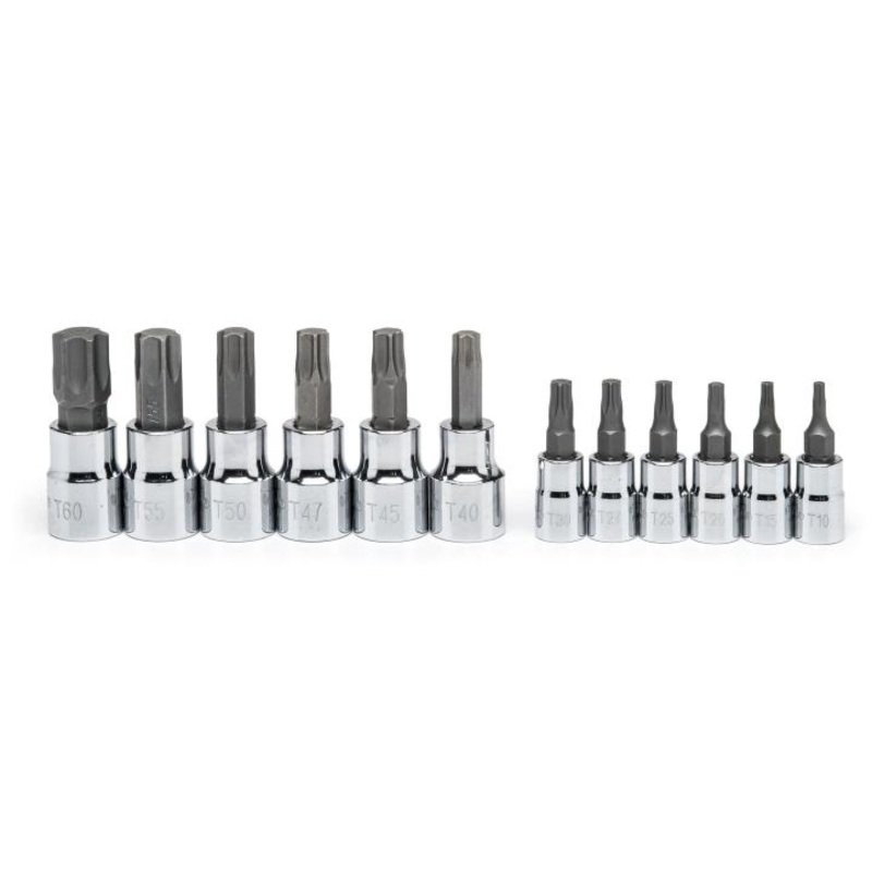 Crescent 12 Pc. 1/4 & 3/8 Drive Torx Bit Socket Set