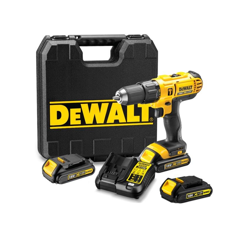 DeWalt 18V Hammer Drill With 3 Batteries – DCD776S3-ZA