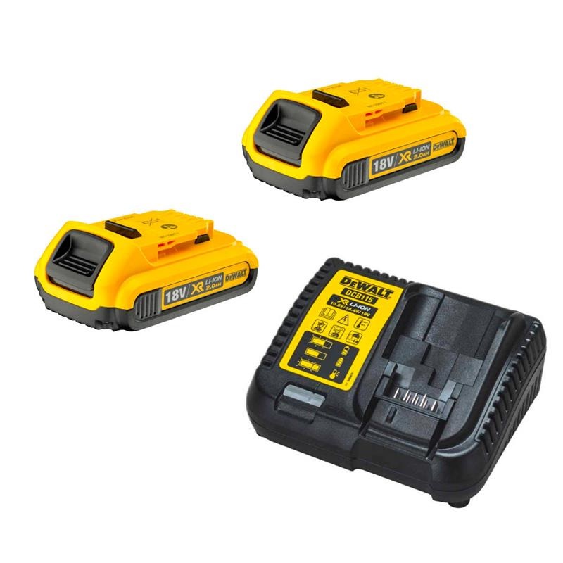 DeWalt 18V Battery Kits 2Ah – DCB115D2-QW