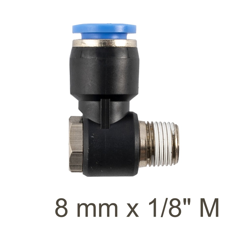 SWIVEL ELBOW PU 8MM X 1/8′ M