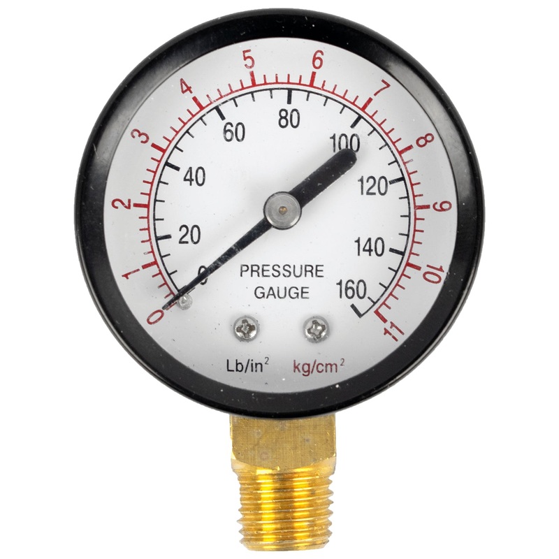 AIR GAUGE 160PSI/11BAR 1/4’M FOR SG PPX1 10L PAINT POT