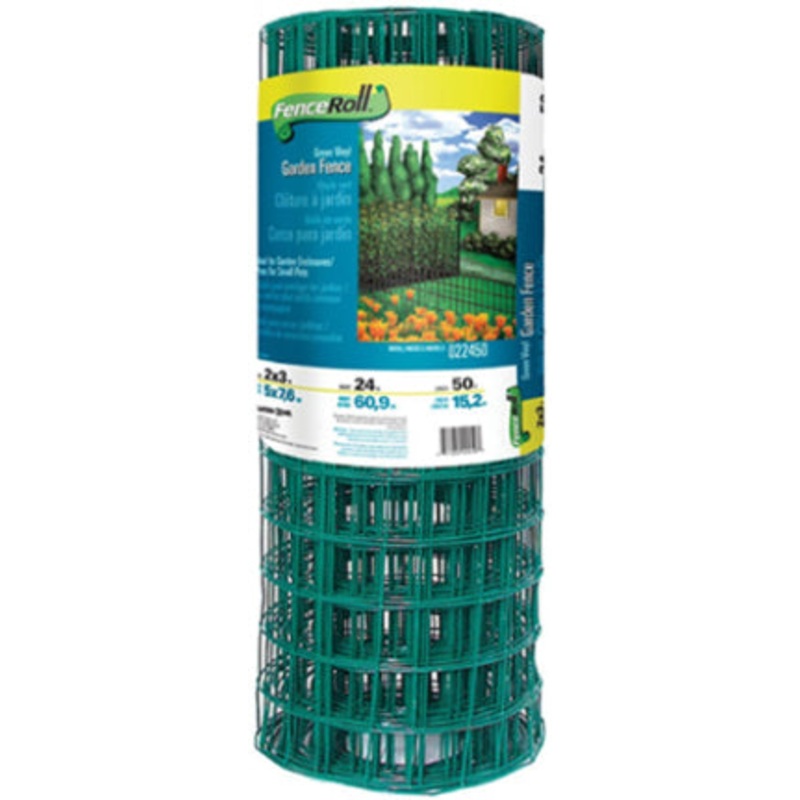 48 X50  GREEN VINYL FENCE 3X2