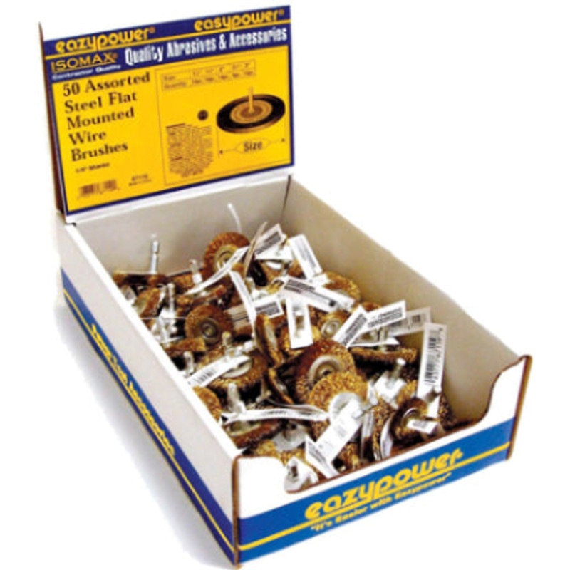 50PC WIRE WHEEL BRUSHES