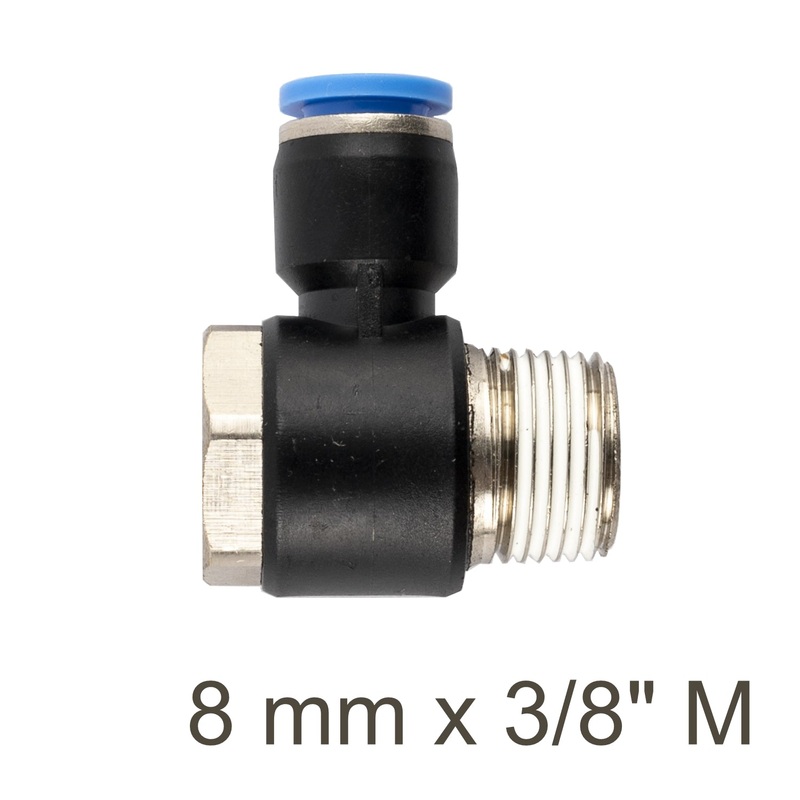 SWIVEL ELBOW PU 8MM X 3/8′ M