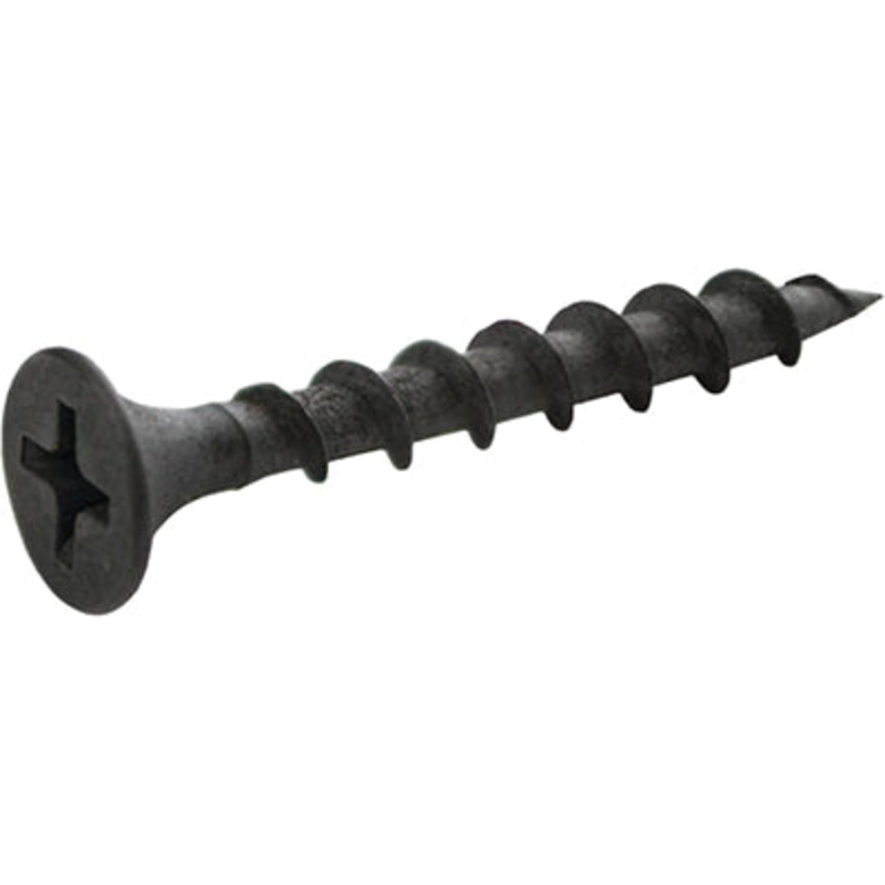 COURSE DW SCREW 6 X 1 5/8 10 LB BK