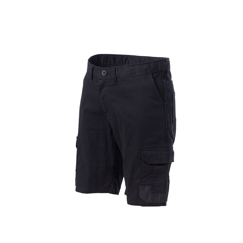DROMEX SHORTS COTTON STRETCH BLACK [48]  DW-ST-CARGO-SH-BK-48