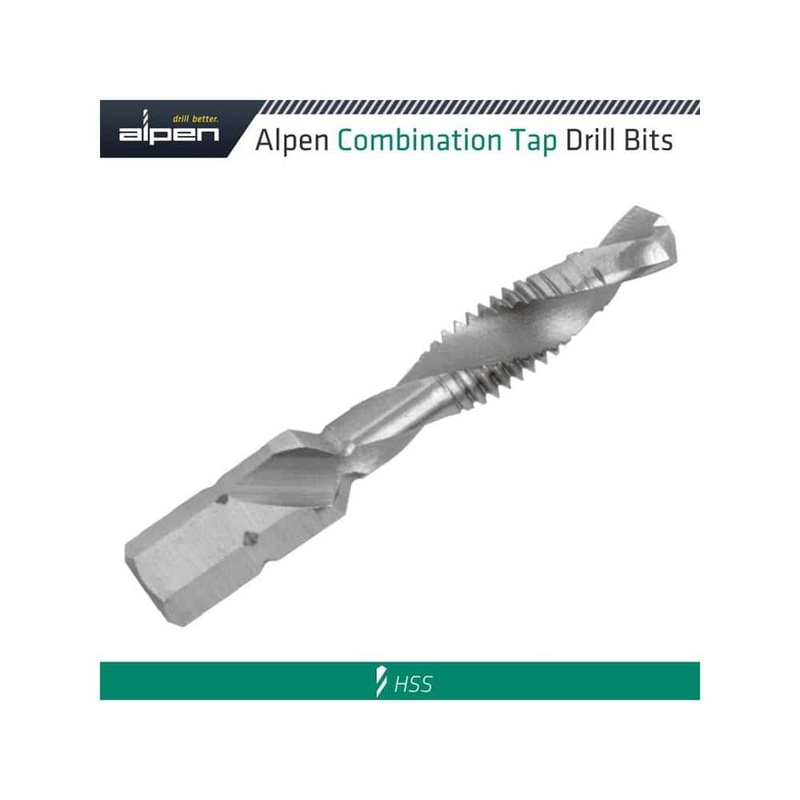 ALPEN COMBINATION TAP PLW M6 1/4′ SHANK